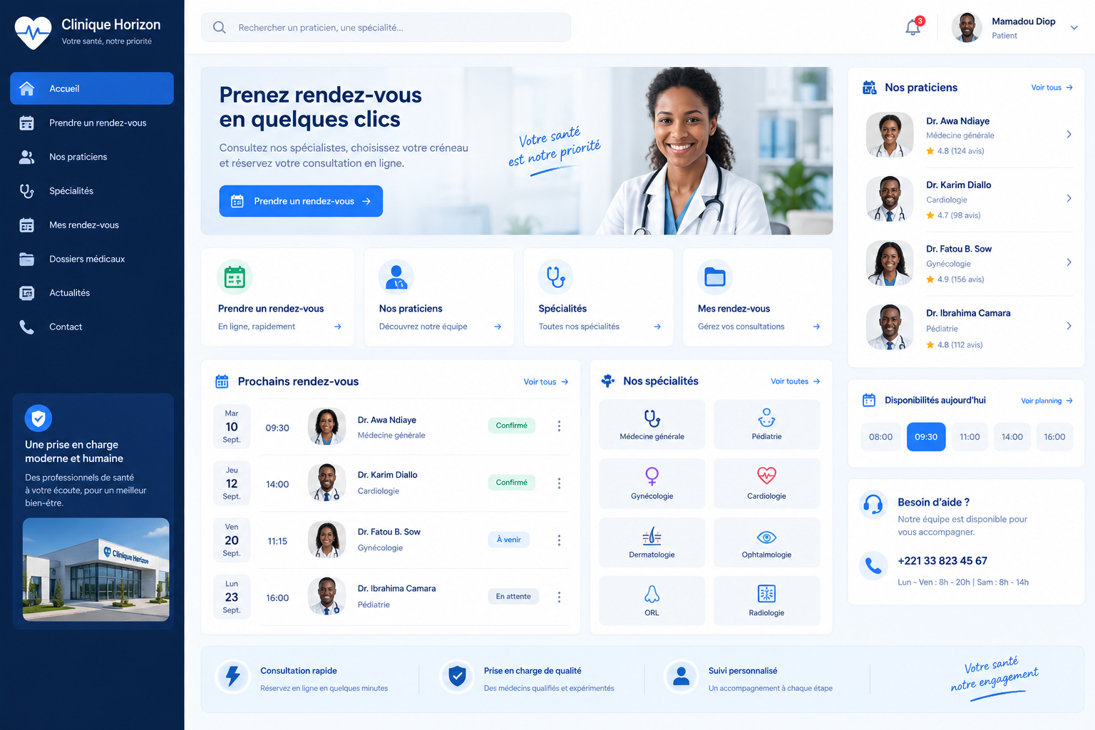 Site clinique privée